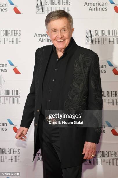 Songwriters Hall of Fame Inductee Bill Anderson attends the Songwriters Hall of Fame 49th Annual Induction and Awards Dinner at New York Marriott...