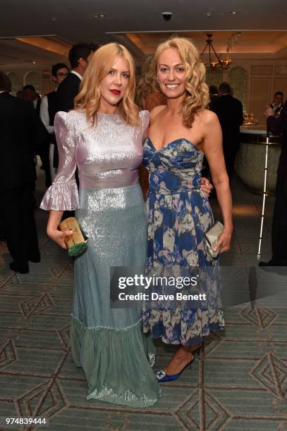 Fiona Leahy and Clodagh McKenna attend the Highclere Thoroughbred Racing Royal Ascot dinner at Fortnum & Mason on June 14, 2018 in London, England.