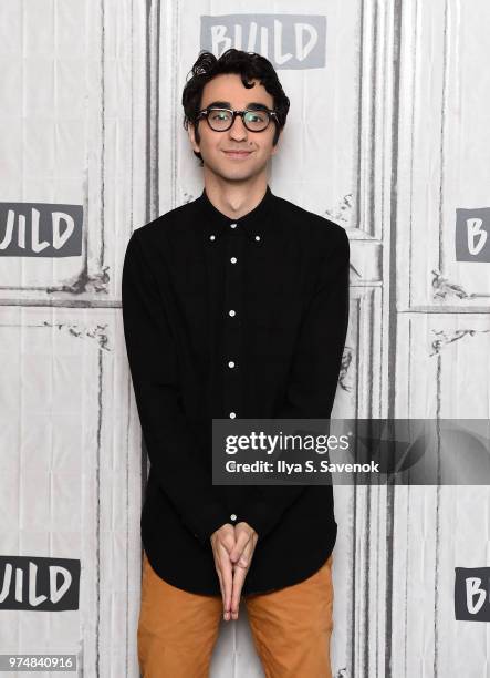 Actor Alex Wolff visits Build Series to promote "Hereditary" at Build Studio on June 14, 2018 in New York City.