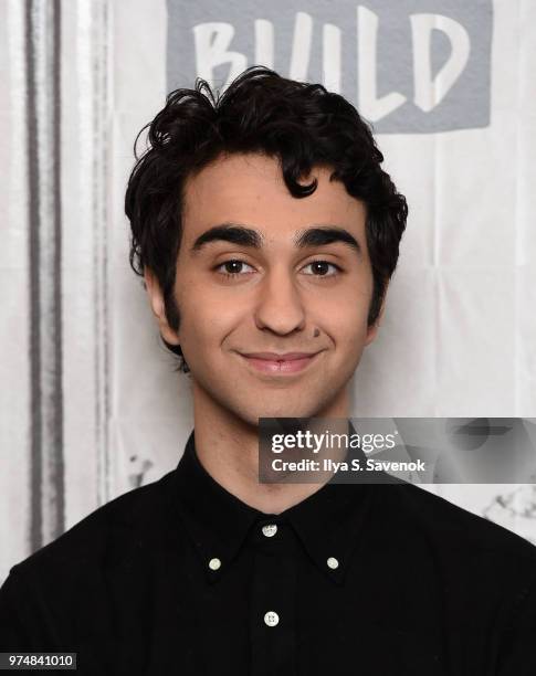 Actor Alex Wolff visits Build Series to promote "Hereditary" at Build Studio on June 14, 2018 in New York City.