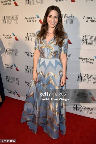Hal David Starlight Award Honoree Sara Bareilles attends the Songwriters Hall of Fame 49th Annual Induction and Awards Dinner at New York Marriott...