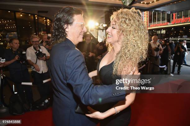 Rudy Perez and Erika Ender attend the Songwriters Hall of Fame 49th Annual Induction and Awards Dinner at New York Marriott Marquis Hotel on June 14,...