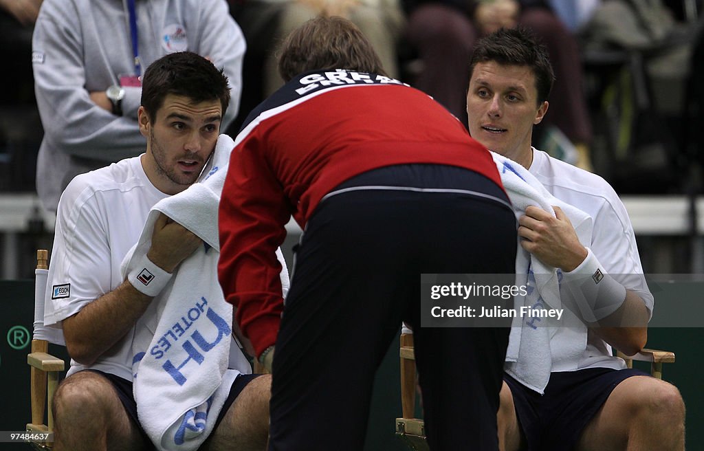 Lithuania v Great Britain - Davis Cup Day Two