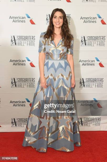 Hal David Starlight Award Honoree Sara Bareilles attends the Songwriters Hall of Fame 49th Annual Induction and Awards Dinner at New York Marriott...
