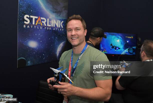 Scott Porter during E3 2018 at Los Angeles Convention Center on June 14, 2018 in Los Angeles, California.