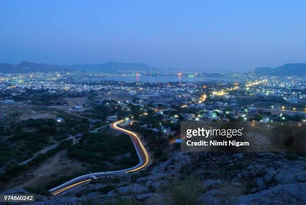 ajmer night city.... - ajmer stock pictures, royalty-free photos & images
