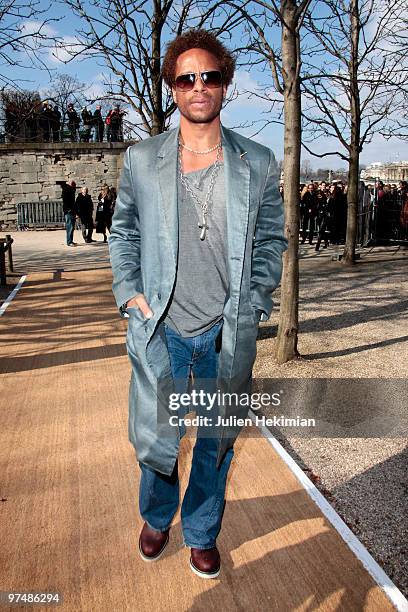 Gary Dourdan attends the Viktor & Rolf Ready to Wear show as part of the Paris Womenswear Fashion Week Fall/Winter 2011 at Espace Ephemere Tuileries...