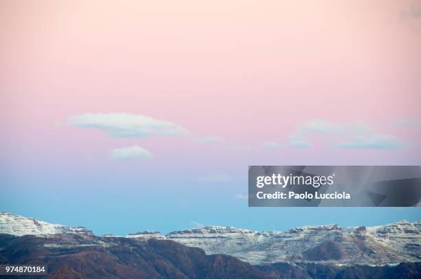 sunset in lesotho - lesotho stock pictures, royalty-free photos & images