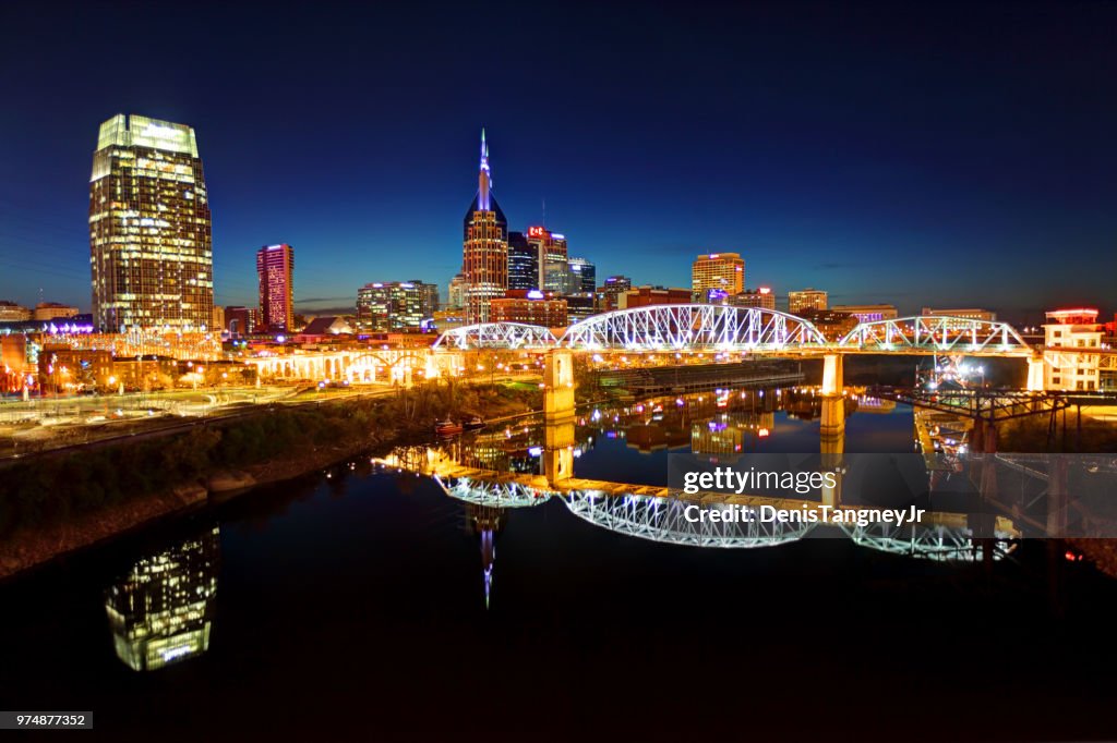 Downtown Nashville Tennessee Skyline