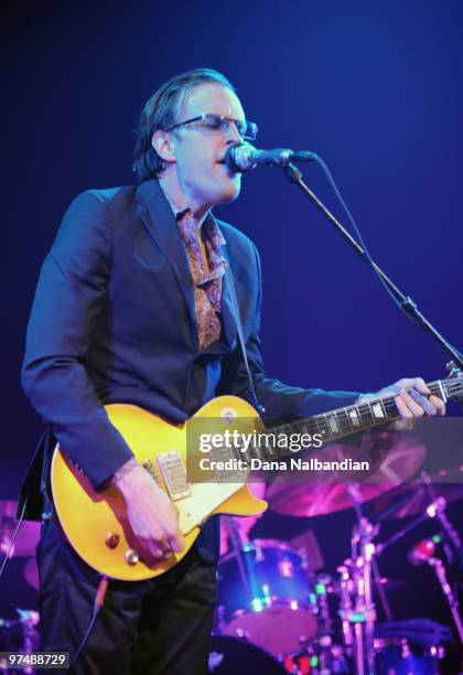 Joe Bonamassa performs at The Moore Theater on March 5, 2010 in Seattle, Washington.