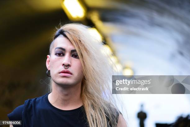 red eyed man - septum stock pictures, royalty-free photos & images