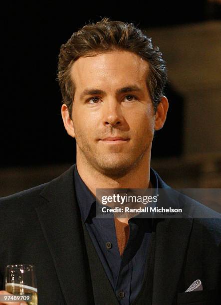 Actor Ryan Reynolds onstage at the 25th Film Independent Spirit Awards held at Nokia Theatre L.A. Live on March 5, 2010 in Los Angeles, California.