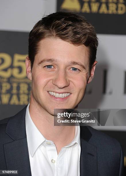 Actor Ben McKenzie arrives at the 25th Film Independent Spirit Awards held at Nokia Theatre L.A. Live on March 5, 2010 in Los Angeles, California.