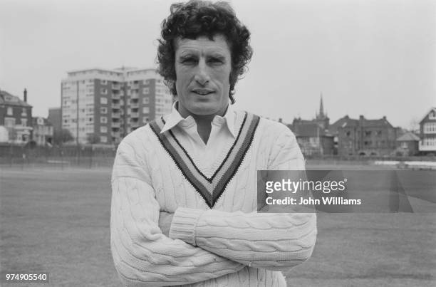 English cricketer John Snow of Sussex County Cricket Club, UK, 8th May 1973.