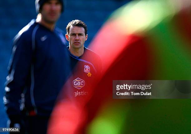 Assistant manager of Crystal Palace Dougie Freedman looks on prior to the Coca-Cola Championship match between Crystal Palace and Sheffield United at...