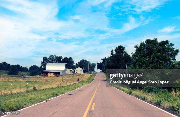 campos de cultivo. missouri - cultivo stockfoto's en -beelden