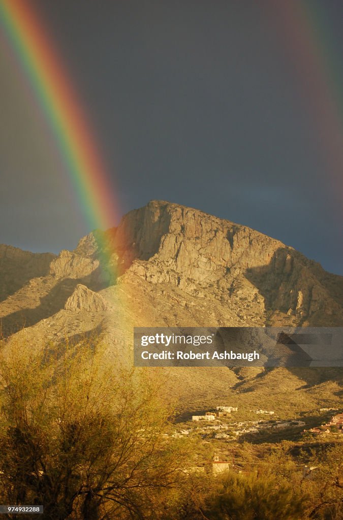 Pusch Ridge, Oro Valley, AZ (Rainbow)