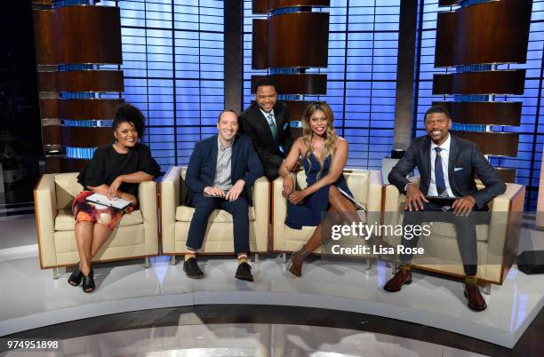 Yvette Nicole Brown, Laverne Cox, Tony Hale and Jalen Rose make up the celebrity panel on To Tell the Truth, Episode 312, airing SUNDAY, JULY 8 , on...