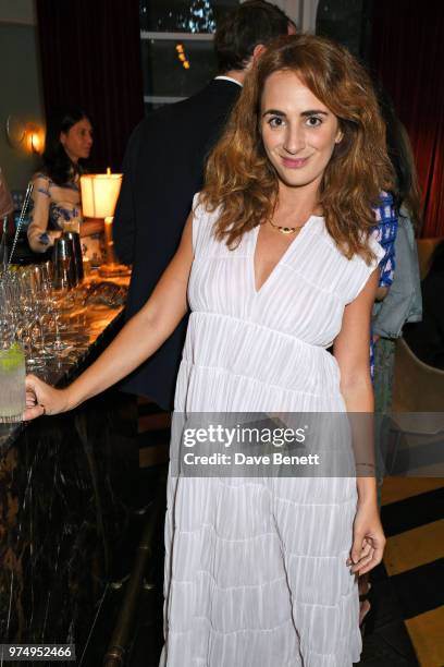 Alexia Niedzielski attends a private dinner hosted by Edward Enninful in honour of Giambattista Valli to celebrate the opening of his first store in...