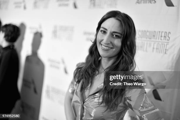 Sara Bareilles attends the Songwriters Hall of Fame 49th Annual Induction and Awards Dinner at New York Marriott Marquis Hotel on June 14, 2018 in...