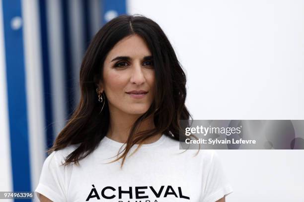 Actress and director Geraldine Nakache attends Cabourg Film Festival day 2 photocall on June 14, 2018 in Cabourg, France.