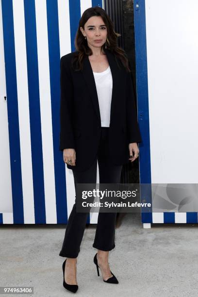 Actress Elodie Bouchez attends Cabourg Film Festival day 2 photocall on June 14, 2018 in Cabourg, France.