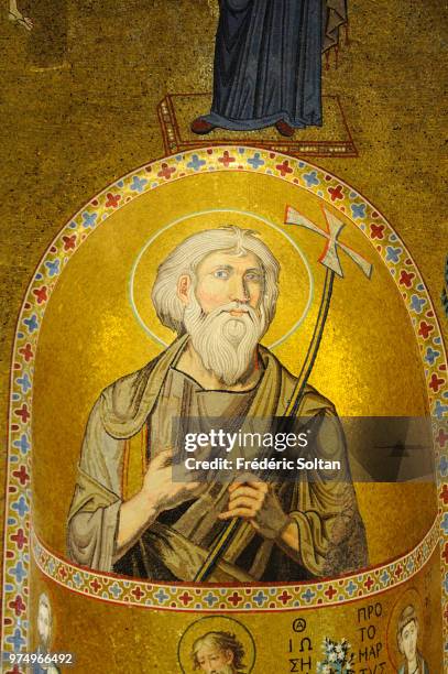 The Palatine Chapel, Cappella Palatina, is the royal chapel of the Norman kings of Sicily, at the centre of the Palazzo Reale in Palermo in Palermo...