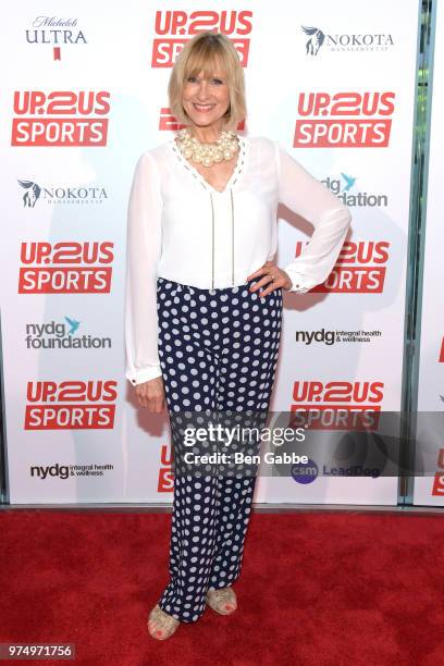 Former Olympic Figure Skater Jojo Starbuck attends the 2018 Up2Us Sports Gala celebrating Service Through Sports at Guastavino's on June 14, 2018 in...