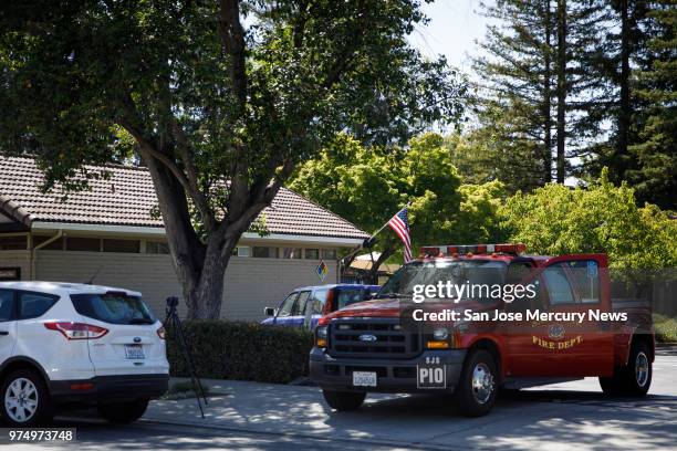 The San Jose Fire Department at the scene after at least 35 people, including children, were exposed to a dangerous mixture of chemicals on Thursday,...