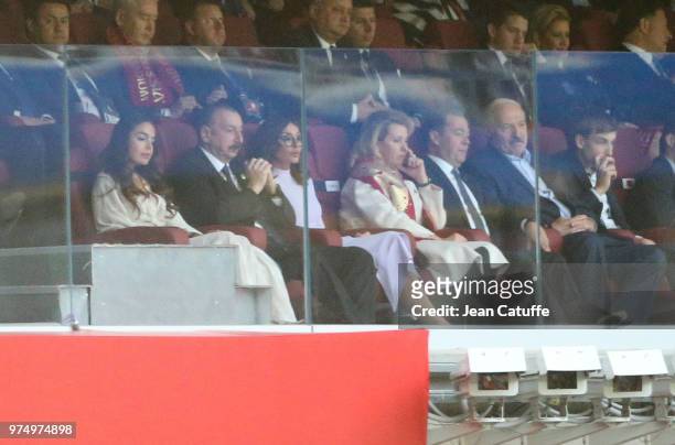 President of Azerbaijan, Ilham Aliyev and his wife Mehriban Aliyeva, Prime Minister of Russia Dmitry Medvedev and his wife Svetlana Medvedeva ,...