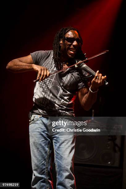 Boyd Tinsley of Dave Matthews Band performs on stage at O2 Arena on March 6, 2010 in London, England.