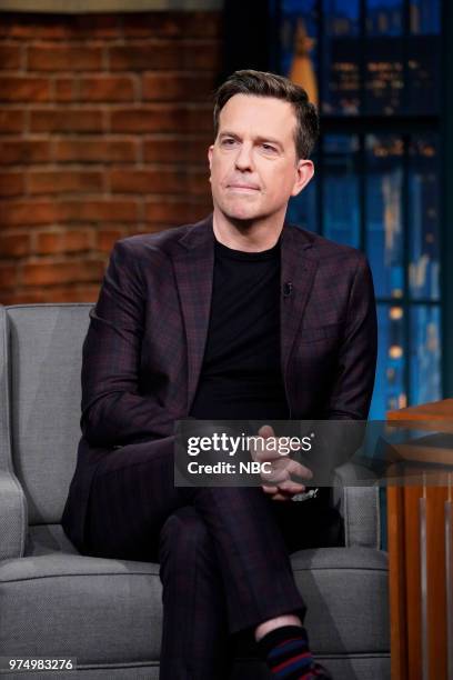 Episode 697 -- Pictured: Actor Ed Helms during an interview on June 14, 2018 --