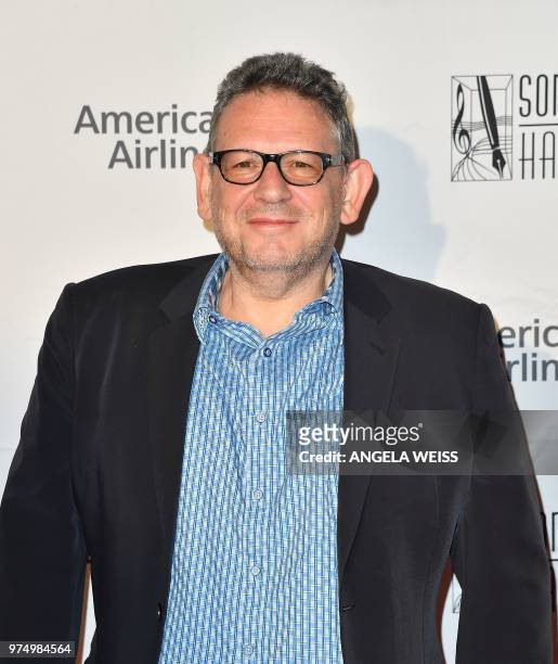 Chief Executive Officer of Universal Music Group Sir Lucian Grainge attends the Songwriters Hall of Fame 49th Annual Induction and Awards Dinner at...