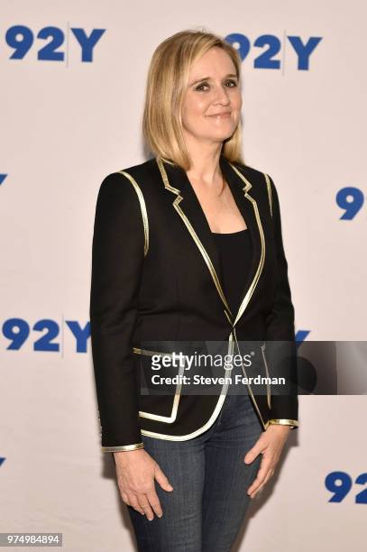 Samantha Bee poses for a photo ahead of Mark Kelly In Conversation With Samantha Bee at 92Y on June 14, 2018 in New York City.