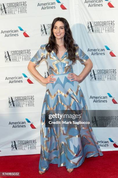 Sara Bareilles attends the 2018 Songwriter's Hall Of Fame Induction and Awards Gala at New York Marriott Marquis Hotel on June 14, 2018 in New York...