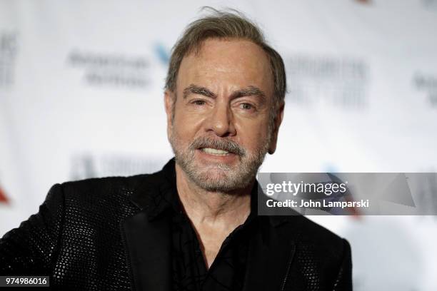 Musician Neil Diamond attends 2018 Songwriter's Hall of Fame Induction and Awards Gala at New York Marriott Marquis Hotel on June 14, 2018 in New...