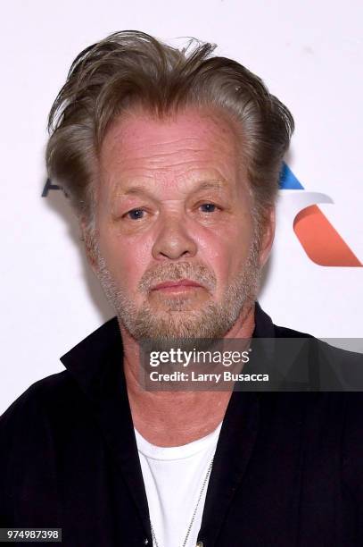 Songwriters Hall of Fame Inductee John Mellencamp poses backstage during the Songwriters Hall of Fame 49th Annual Induction and Awards Dinner at New...