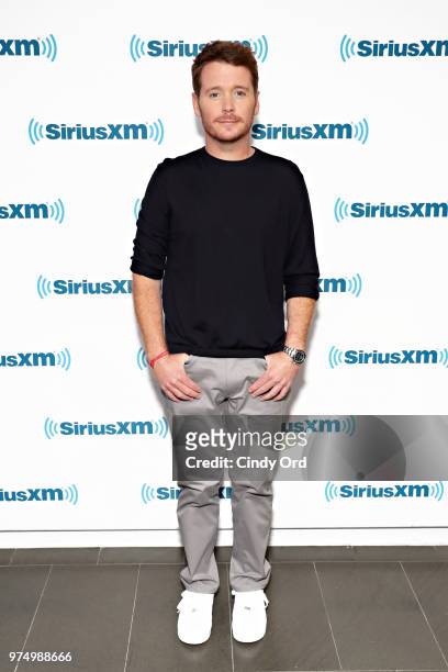 Actor Kevin Connolly visits the SiriusXM Studios on June 14, 2018 in New York City.