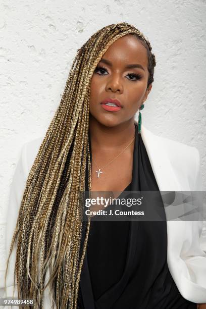 Singer/actress LeToya Luckett poses for a portrait at the 22nd Annual American Black Film Festival at the The Loews Miami Beach Hotel on June 14,...