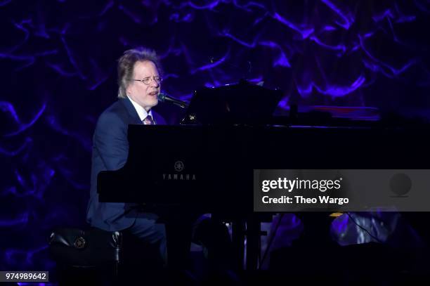 Songwriters Hall of Fame Inductee Steve Dorff performs onstage during the Songwriters Hall of Fame 49th Annual Induction and Awards Dinner at New...