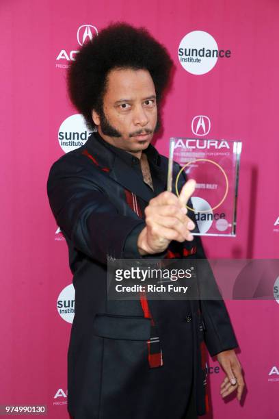 Boots Riley attends the Sundance Institute at Sundown Summer Benefit at the Ace Hotel on June 14, 2018 in Los Angeles, California.
