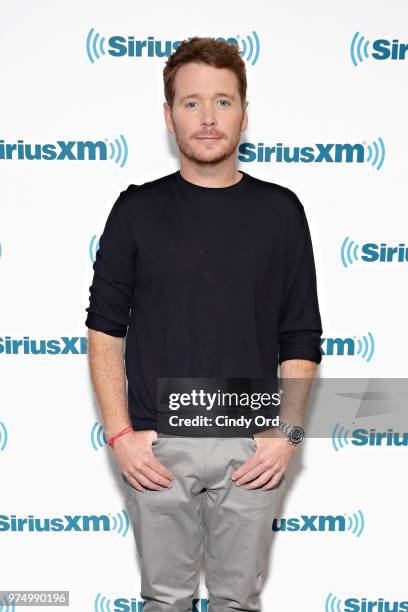 Actor Kevin Connolly visits the SiriusXM Studios on June 14, 2018 in New York City.