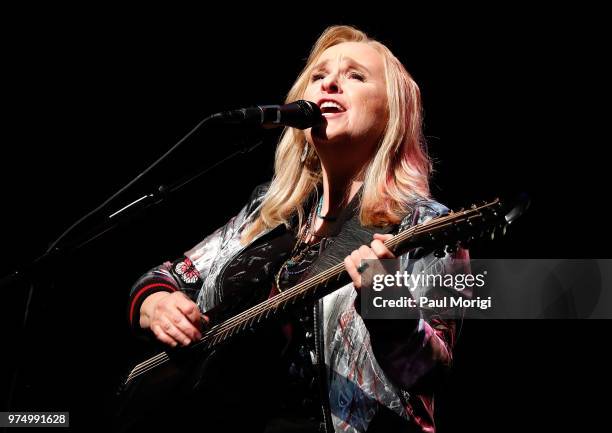 Melissa Etheridge performs at the 2018 National Geographic Awards at GWU Lisner Auditorium on June 14, 2018 in Washington, DC. The award ceremony was...