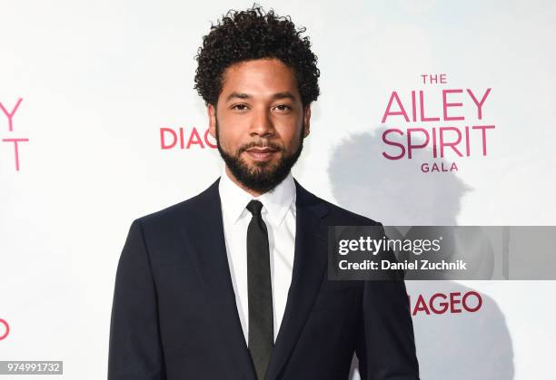 Jussie Smollett attends the 2018 Ailey Spirit Gala Benefit at David H. Koch Theater at Lincoln Center on June 14, 2018 in New York City.