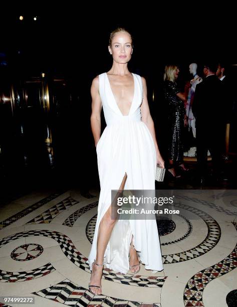 Carolyn Murphy attends FIT's 2018 Annual Awards Gala at Cipriani 42nd Street on June 14, 2018 in New York City.