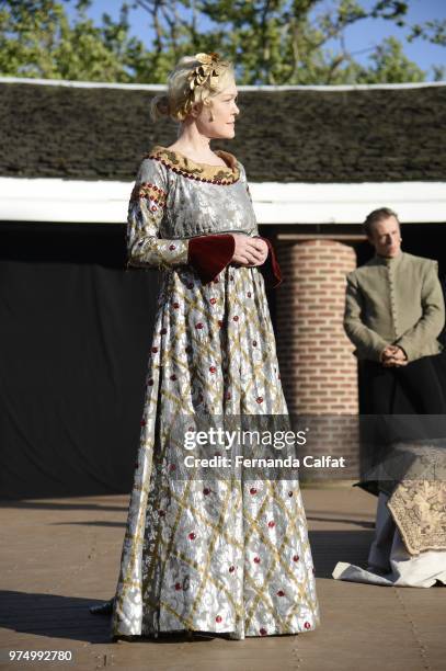 Billie Anderson performance at Shakespeare Downtown's "A Midsummer Night's Dream"at Battery Park on June 14, 2018 in New York City.