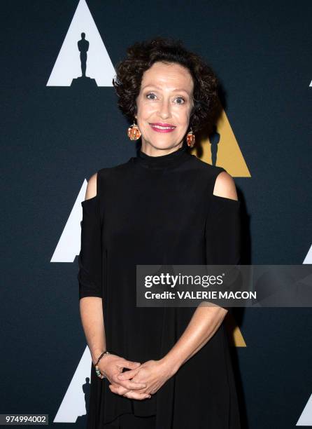Actress Karin Konoval attends Acting and Performance Capture: A Revolution in Technology and Collaboration presented by The Academy of Motion Picture...