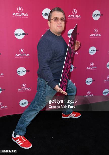 Patton Oswalt attends the Sundance Institute at Sundown Summer Benefit at the Ace Hotel on June 14, 2018 in Los Angeles, California.