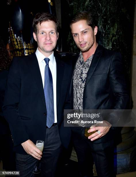 Bonner Bolton and Guest attend FIT's 2018 Annual Awards Gala at Cipriani 42nd Street on June 14, 2018 in New York City.