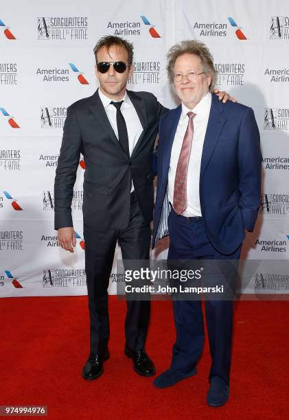 Stephen Dorff and Steve Dorff attends 2018 Songwriter's Hall of Fame Induction and Awards Gala at New York Marriott Marquis Hotel on June 14, 2018 in...